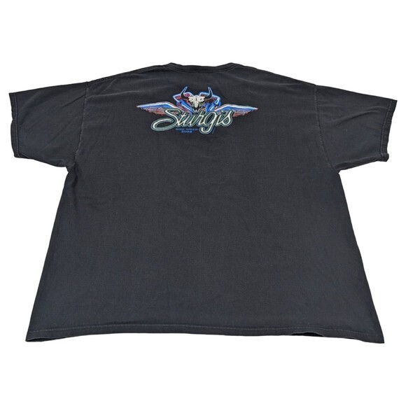 STURGIS BIKE WEEK 2008 MOTORCYCLE SHIRT w/ BACK HIT - Picture 4 of 10